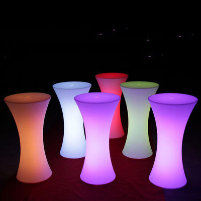 Luz LED personalizada Cocktail Table Iluminado Recarregável