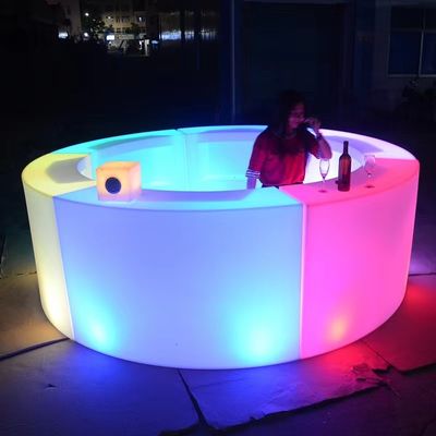 Iluminado Contador de barras de LED portátil leve móvel resistente à água durável para eventos