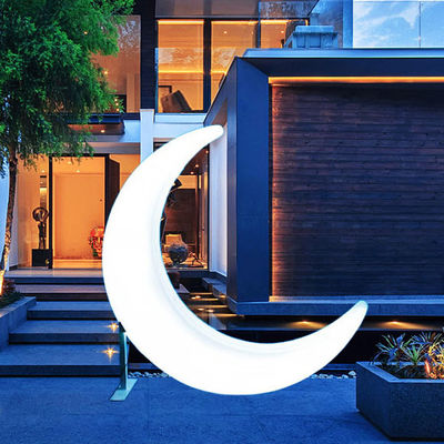 Piscina ao ar livre Luzes brilhantes Crescente em forma de lua Para decoração de eventos de celebração de festivais