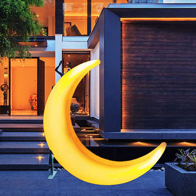 Piscina ao ar livre Luzes brilhantes Crescente em forma de lua Para decoração de eventos de celebração de festivais