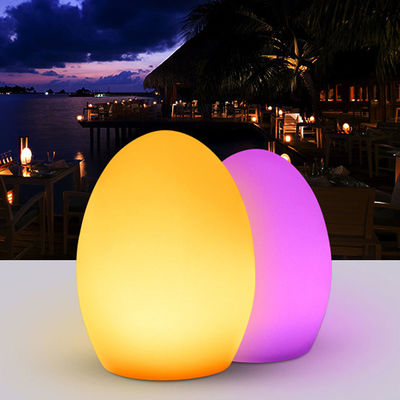 Lâmpada de mesa de ovo LED USB recarregável com bateria de lítio