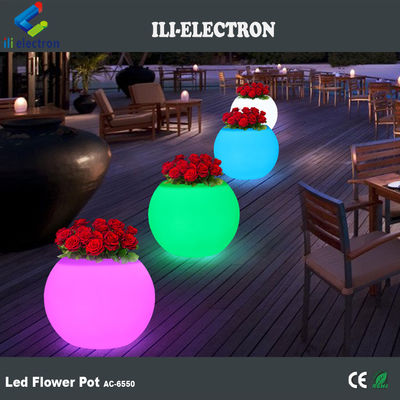 Plantação de flores de plástico recarregável