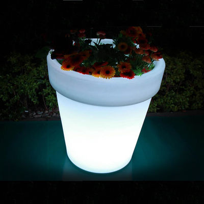 Mudança de cor Recarregável Vaso Led Plantador Controle de Toque