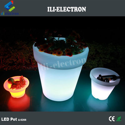 Mudança de cor Recarregável Vaso Led Plantador Controle de Toque