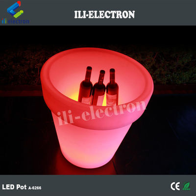 Mudança de cor Recarregável Vaso Led Plantador Controle de Toque