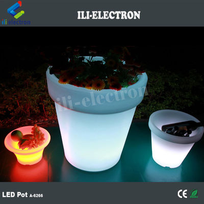 Mudança de cor Recarregável Vaso Led Plantador Controle de Toque