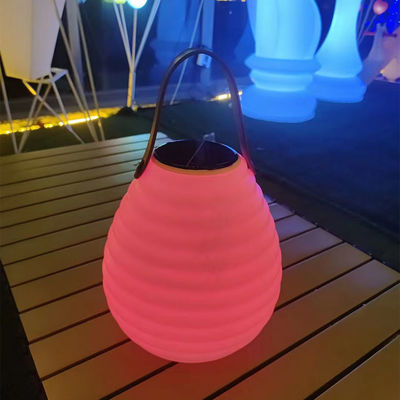 Lanterna LED portátil em forma de gota de água 3500K para jardim ao ar livre