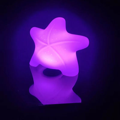 Lâmpadas decorativas de estrela de mar recarregáveis