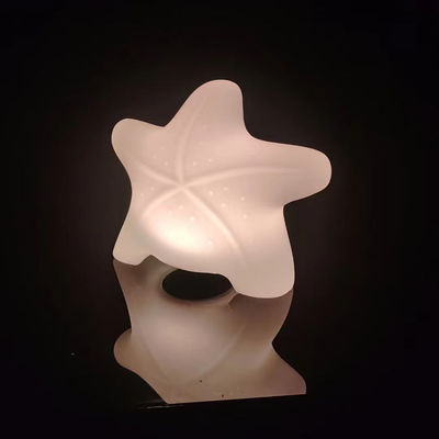 Lâmpadas decorativas de estrela de mar recarregáveis