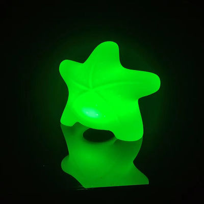 Lâmpadas decorativas de estrela de mar recarregáveis