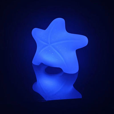 Lâmpadas decorativas de estrela de mar recarregáveis