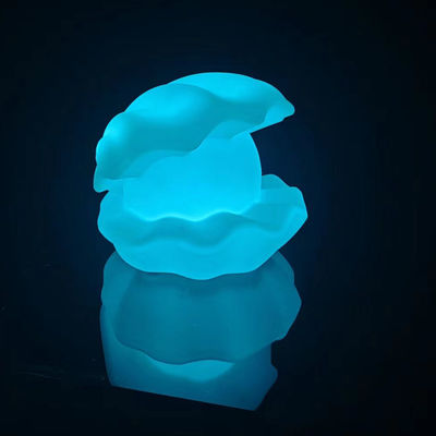 Luzes coloridas da piscina, LED RGB Luz Noturna para crianças Forma de concha