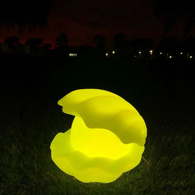 Luzes coloridas da piscina, LED RGB Luz Noturna para crianças Forma de concha