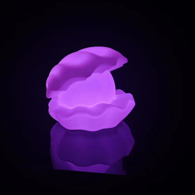 Luzes coloridas da piscina, LED RGB Luz Noturna para crianças Forma de concha