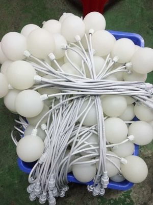Lâmpada de bola brilhante de plástico PE