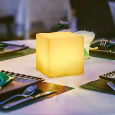 6 polegadas LED Cubo Luz Noturna Colorido Carregamento USB resistente à água