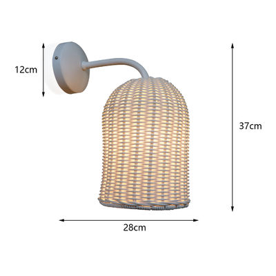 Área exterior impermeável pátio porche corredor hotel parede Sconce lâmpada interior parede iluminação
