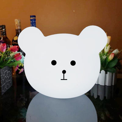 Mini Cute Bear Crianças bebê interior decorativo portátil LED lâmpada de luz noturna