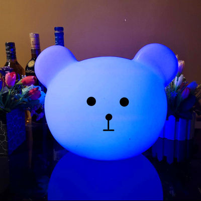 Mini Cute Bear Crianças bebê interior decorativo portátil LED lâmpada de luz noturna