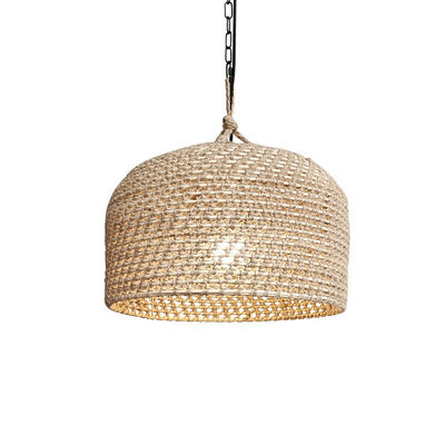 3500K Creative Rattan Pendant Light Switch Control para sala de estar