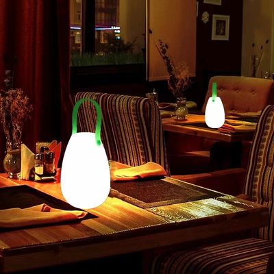 2700K CCT Lâmpada portátil LED de plástico recarregável para restaurante
