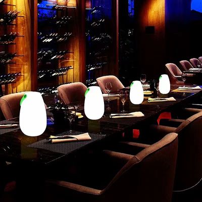 2700K CCT Lâmpada portátil LED de plástico recarregável para restaurante