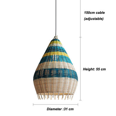Lâmpada de Pendente Fabricada à Mão para Iluminação Interior