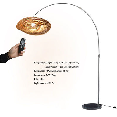Controle de interruptor de sombreamento LED de bambu