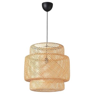 Lâmpada decorativa de bambu pendurada