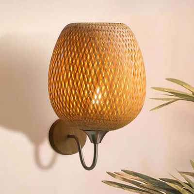 Creative Art Design rattan parede sombra de luz para corredor do corredor