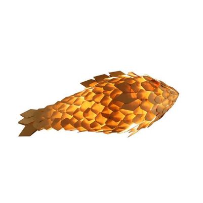 Lâmpadas de peixe de desenho criativo Lâmpada de candelabro