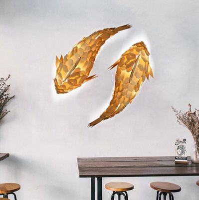 Lâmpadas de peixe de desenho criativo Lâmpada de candelabro