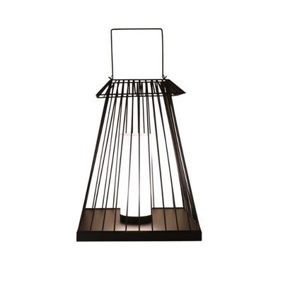 Lâmpada de lanterna de piso de Rattan E27 Base para jardim ao ar livre