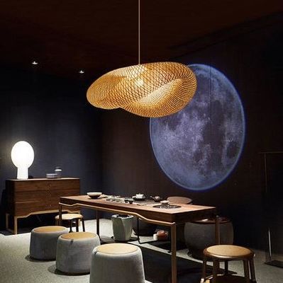 Lâmpadas de Rattan de Bambú Moderno