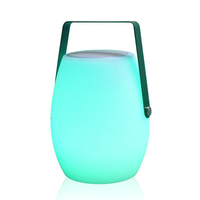 Lâmpada LED portátil personalizada 4100K colorida recarregável para acampar