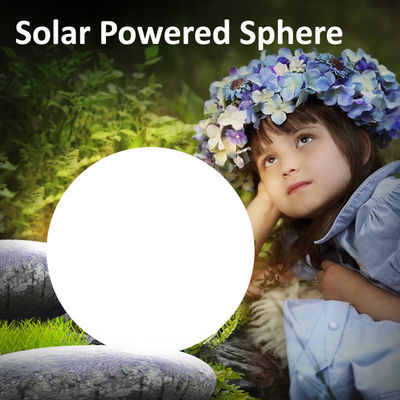 10&quot; 20&quot; 30&quot; LED Esfera brilhante Controle remoto solar para jardim do clube