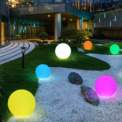 30cm Solar Glow Ball Light IP54 à prova d'água para decoração de solo