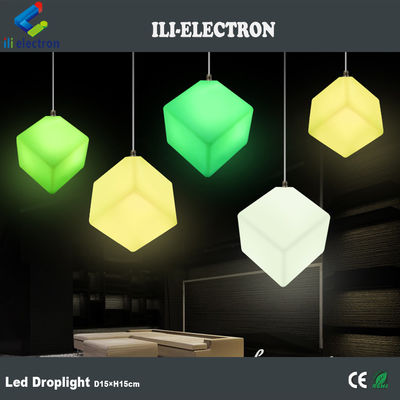 Controle remoto LED exterior luz de cubo luz pendente para decoração de eventos e festas