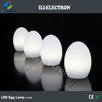 Pequenas luzes LED em forma de ovo, luz noturna de ovo brilhante à prova d' água para mesa de bar KTV