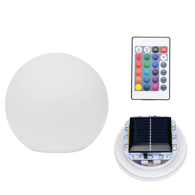 PE de plástico brilhante bola de luz controle remoto portátil para piscina