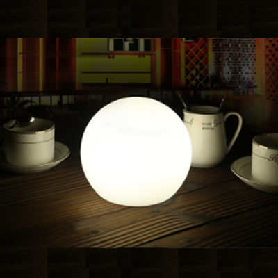 Esfera de iluminação LED de plástico que muda de cor