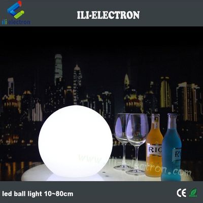 Esfera de iluminação LED de plástico que muda de cor