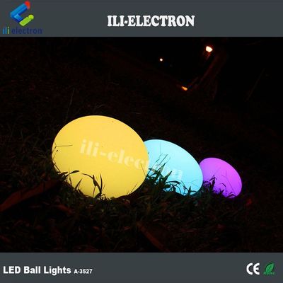 Esfera de iluminação LED de plástico que muda de cor