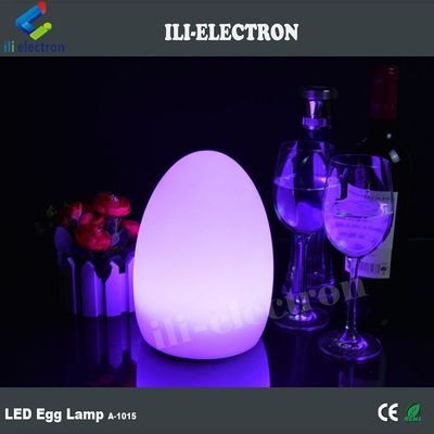 Lâmpada de noite em forma de ovo IP65 material de plástico PE impermeável