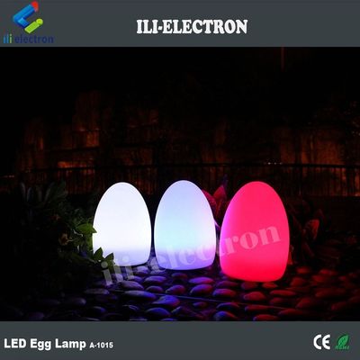 Lâmpada de noite em forma de ovo IP65 material de plástico PE impermeável