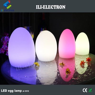 Lâmpada de noite em forma de ovo IP65 material de plástico PE impermeável