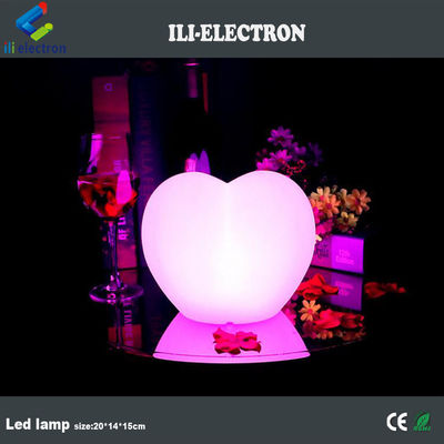 Lâmpada de plástico LED em forma de pêssego com controle remoto com bateria de lítio recarregável