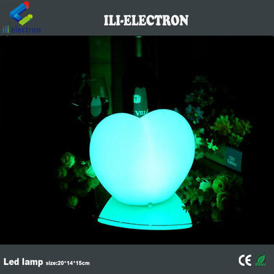 Lâmpada de plástico LED em forma de pêssego com controle remoto com bateria de lítio recarregável