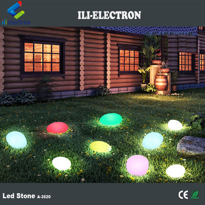 Lâmpadas LED de plástico para decoração de jardim exterior