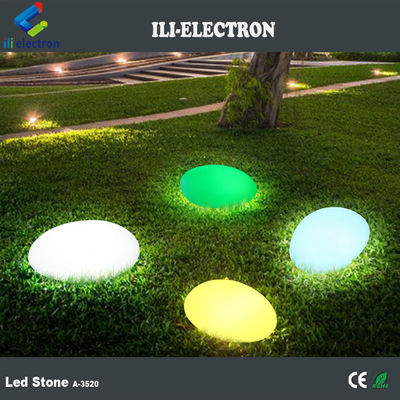 Lâmpadas LED de plástico para decoração de jardim exterior